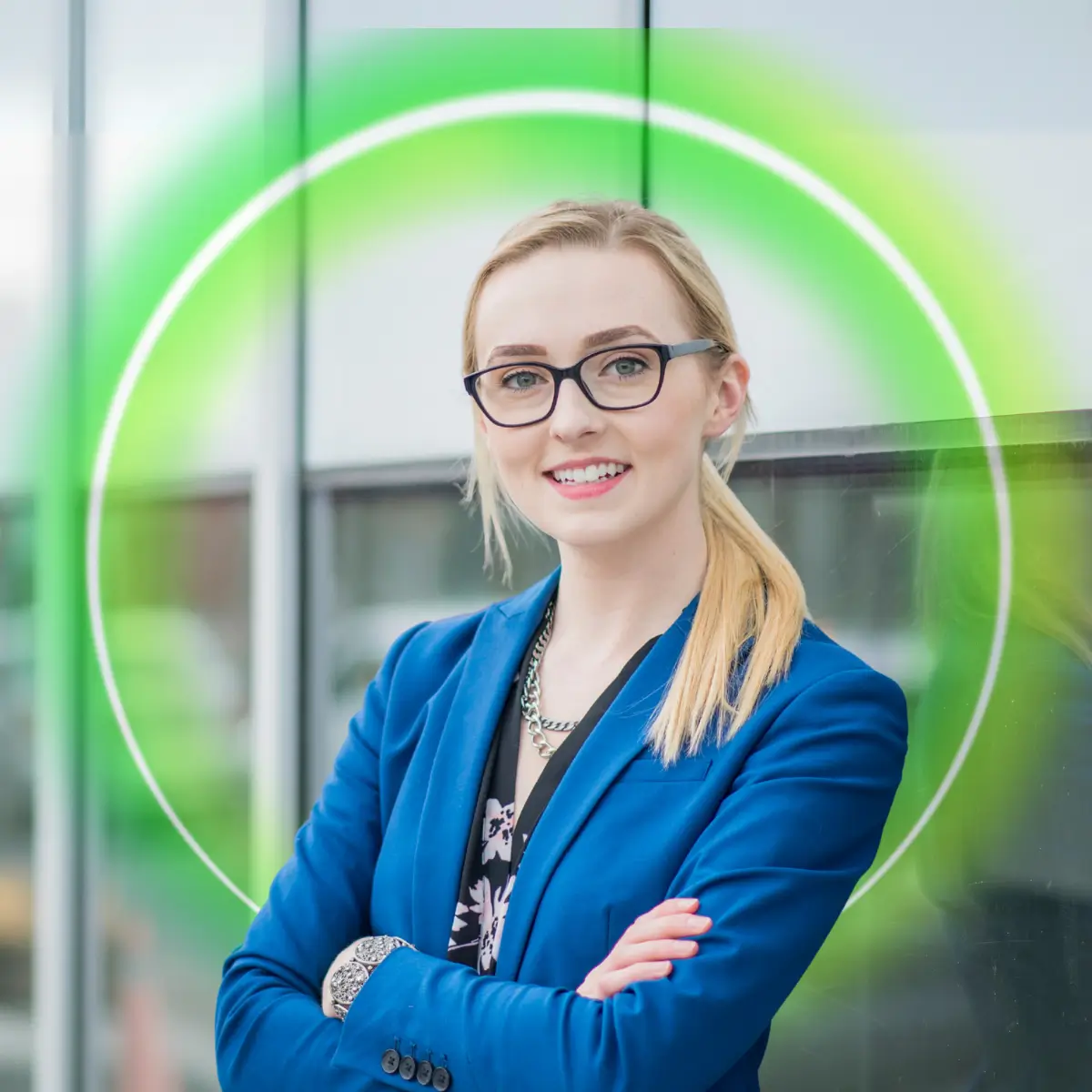 A SEO professional poasing